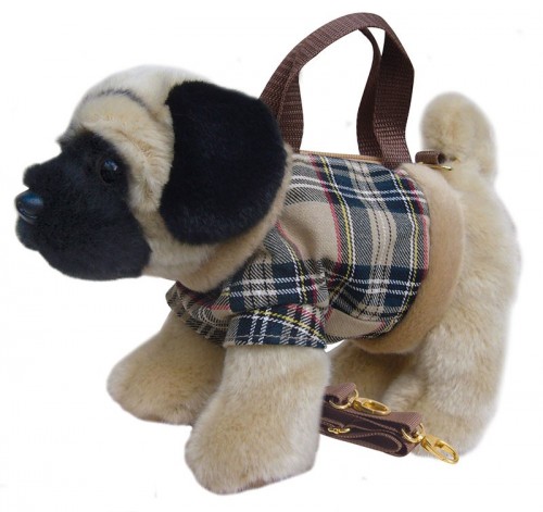 Pug Tartan Handbag  Image