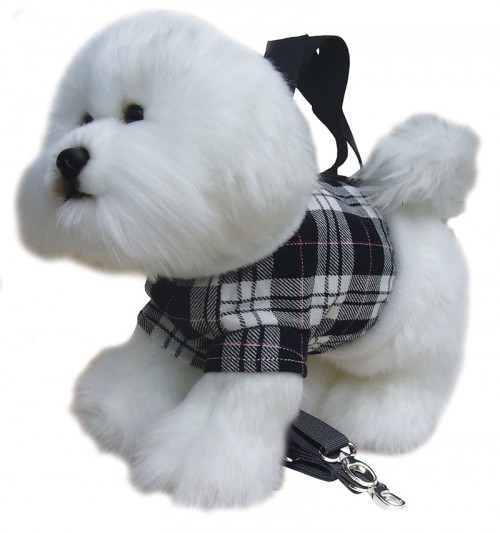 Bichon Frise Tartan Handbag Image